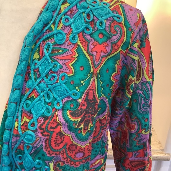 OndadeMar Colorful Swim Coverup with Embroidery - Picture 2 of 7